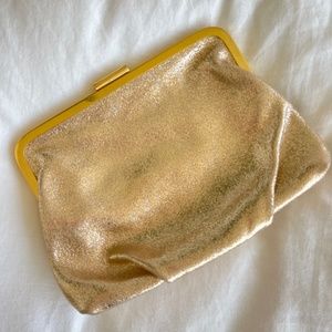 J. Crew Clutch - Gold